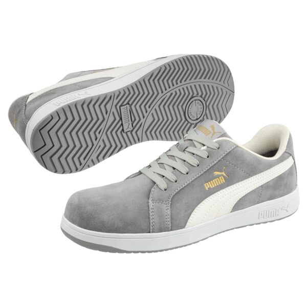 Iconic Suede Grey Low S1PL ESD Thumbnail
